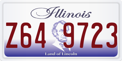 IL license plate Z649723