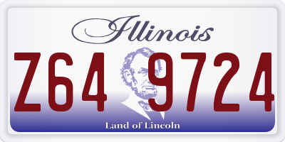 IL license plate Z649724