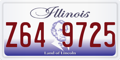 IL license plate Z649725
