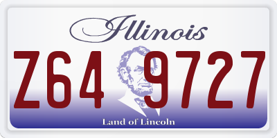 IL license plate Z649727