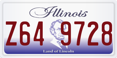 IL license plate Z649728