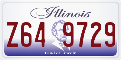 IL license plate Z649729
