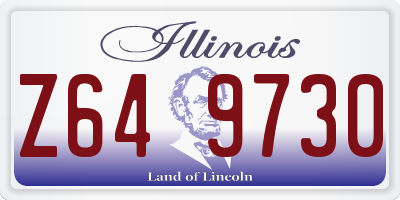 IL license plate Z649730