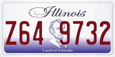 IL license plate Z649732