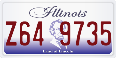 IL license plate Z649735