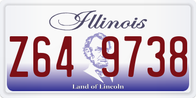 IL license plate Z649738