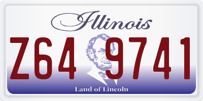 IL license plate Z649741