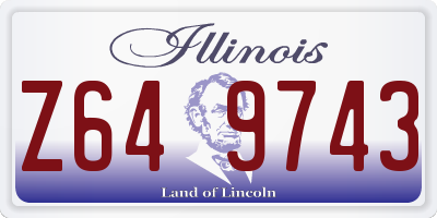 IL license plate Z649743
