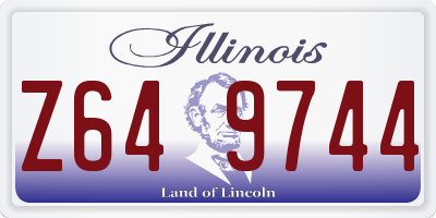 IL license plate Z649744