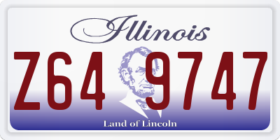 IL license plate Z649747