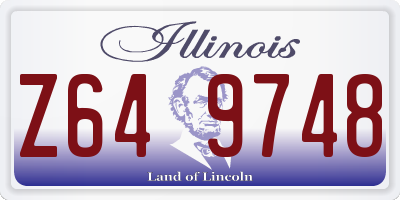 IL license plate Z649748