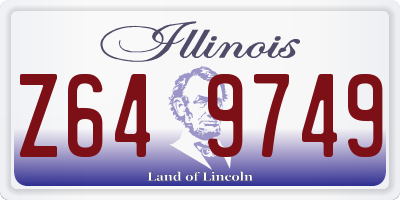 IL license plate Z649749