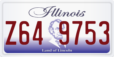 IL license plate Z649753