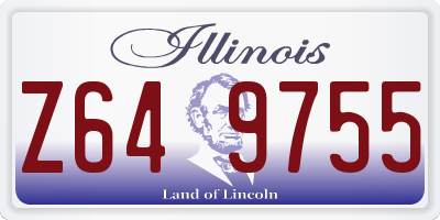 IL license plate Z649755