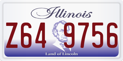 IL license plate Z649756