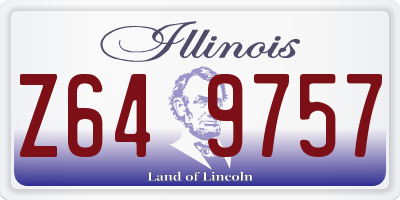 IL license plate Z649757