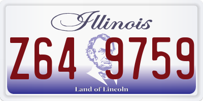 IL license plate Z649759