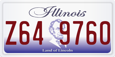 IL license plate Z649760