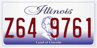 IL license plate Z649761