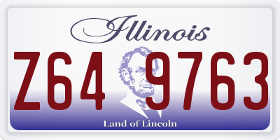 IL license plate Z649763