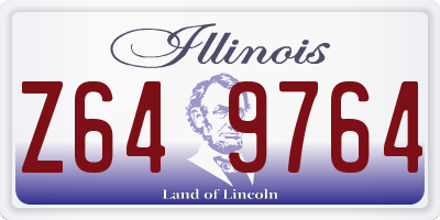 IL license plate Z649764