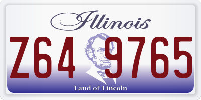 IL license plate Z649765