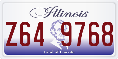 IL license plate Z649768
