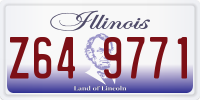 IL license plate Z649771