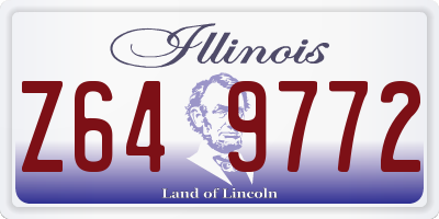 IL license plate Z649772