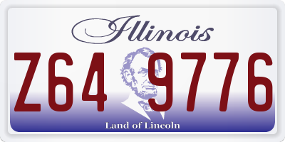IL license plate Z649776