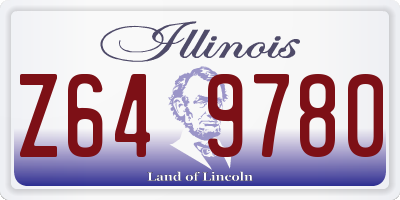 IL license plate Z649780