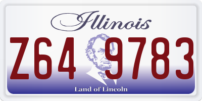 IL license plate Z649783