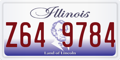 IL license plate Z649784