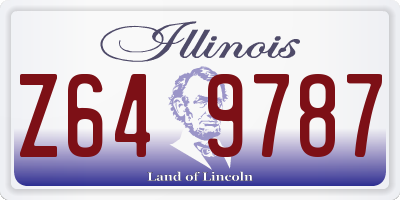 IL license plate Z649787