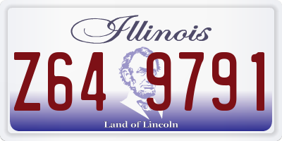 IL license plate Z649791