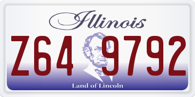 IL license plate Z649792