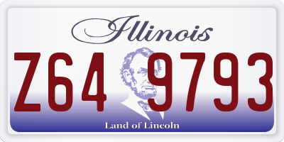IL license plate Z649793