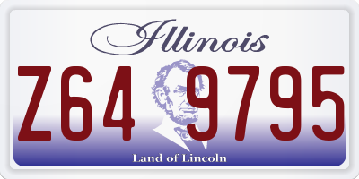 IL license plate Z649795