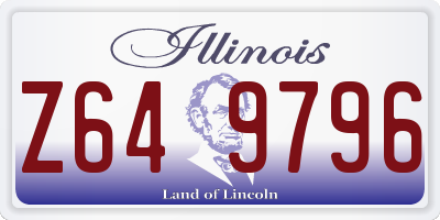 IL license plate Z649796