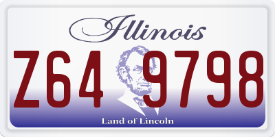 IL license plate Z649798