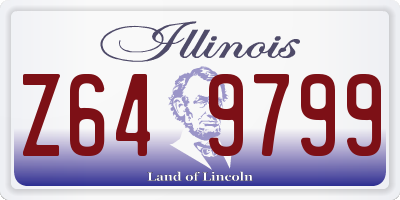 IL license plate Z649799