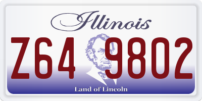 IL license plate Z649802