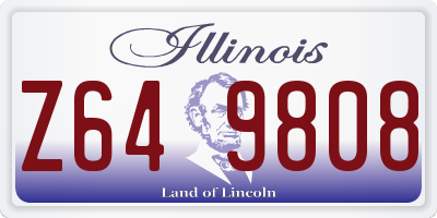 IL license plate Z649808