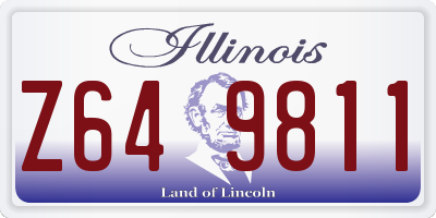 IL license plate Z649811