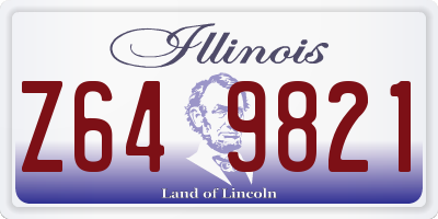 IL license plate Z649821