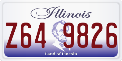 IL license plate Z649826