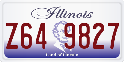 IL license plate Z649827