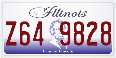 IL license plate Z649828