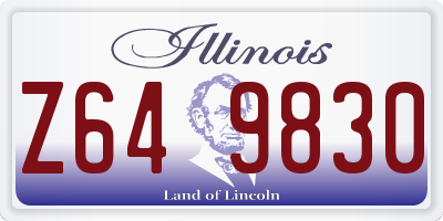 IL license plate Z649830