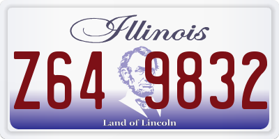 IL license plate Z649832